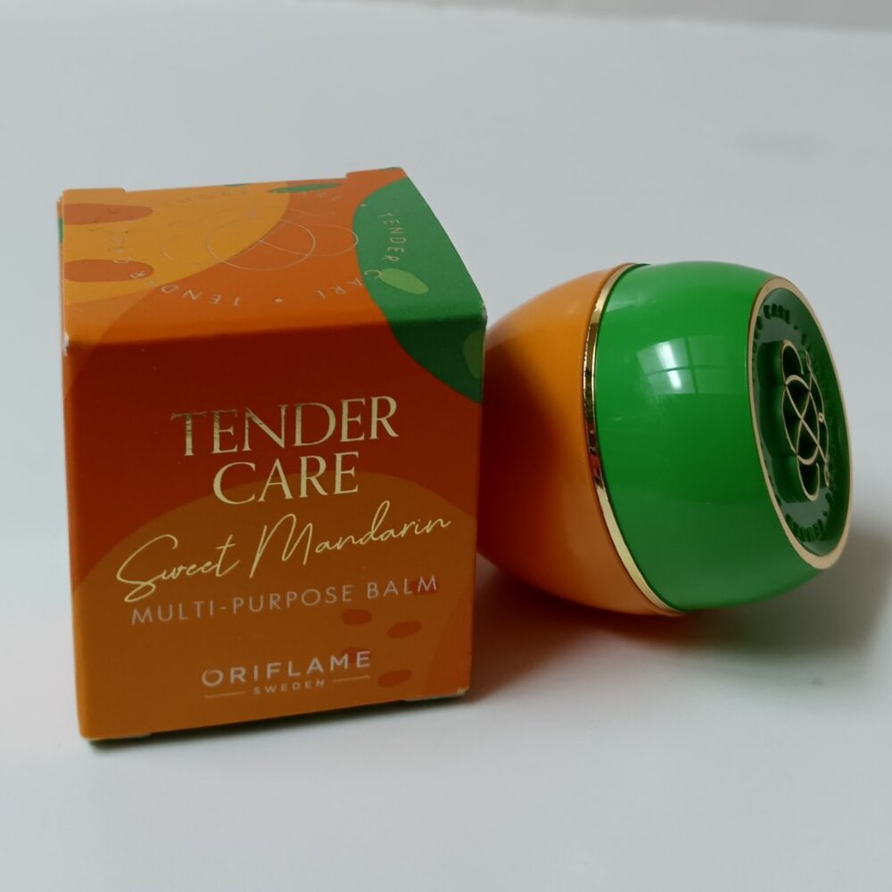 Oriflame - Tender Care Sweet Mandarin Multi-Purpose Balm - 10.5 ml / 9.6 g. - Picture 2 of 2